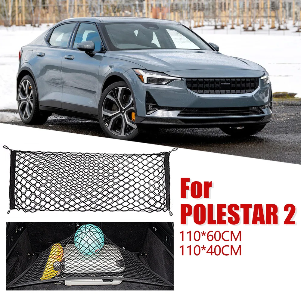 Car Rear Cargo Net, Suitable For Polestar 2 Envelope Elastic Trunk Storage Organizer, Car Storage Accessories