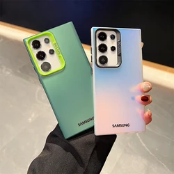 Matte Laser Case Samsung Galaxy S26 S25 S24 Ultra S23 S22 S21 Plus S20 FE Note 20 A54 A34 A14 A73 A53 A52 A71 Shockproof Cover