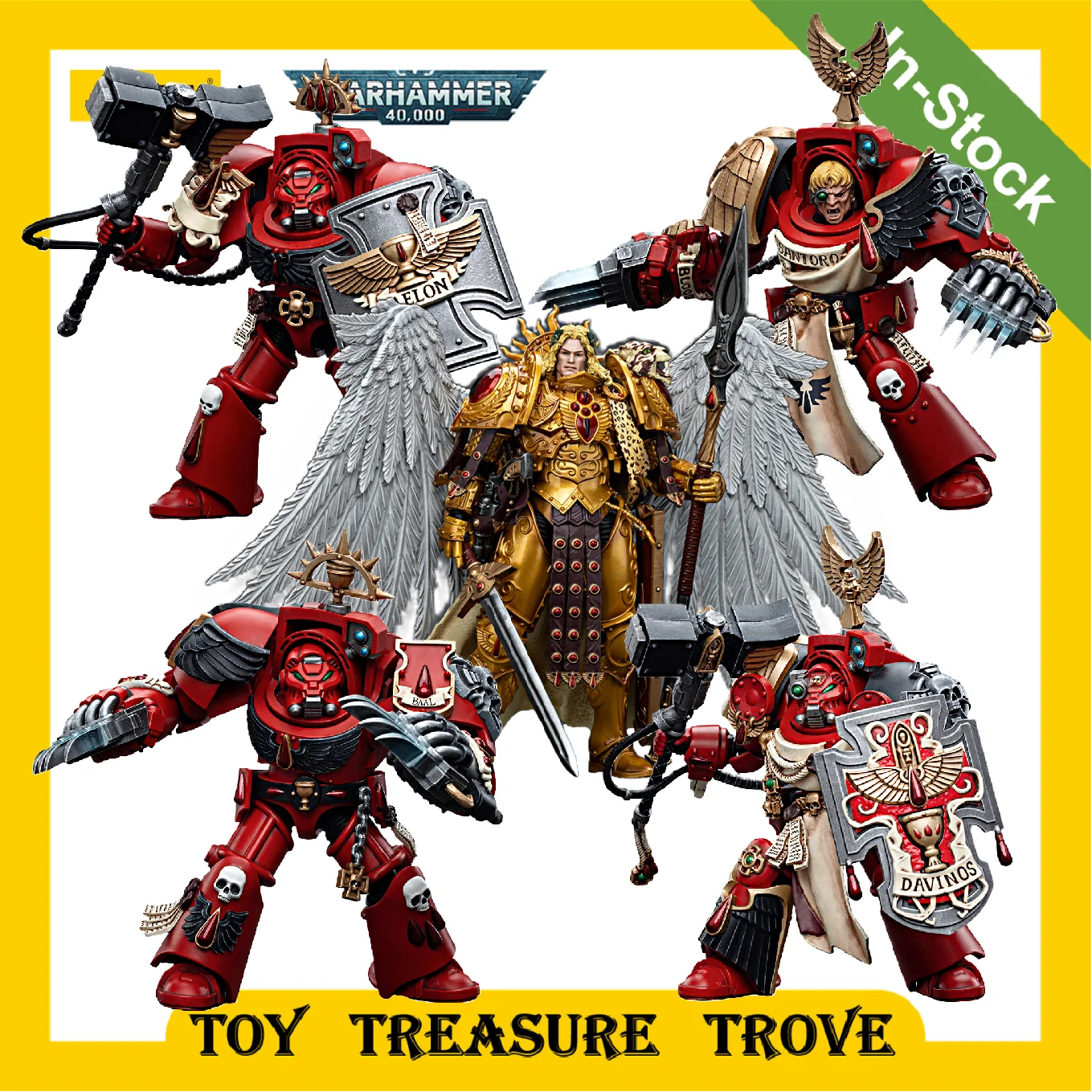 

[В наличии] экшн-фигурка JOYTOY Warhammer 40k 1/18 из аниме «Ангелы крови», штурмовые Терминаторы, старинный брат, Леонид, военная модель