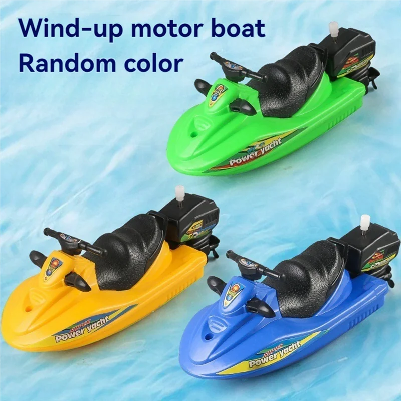 B49B-Kids Velocità Barca Nave Carica Bagno Doccia Galleggiante In Acqua Orologio Classico per Bambini Regalo per Bambini