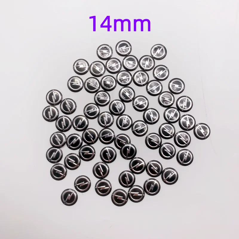 2 Pieces And 5 Pieces Of High-Quality Metal 14mm Opel Car Key Stickers Remote Control Logo Badges Remote Control Key Accessories