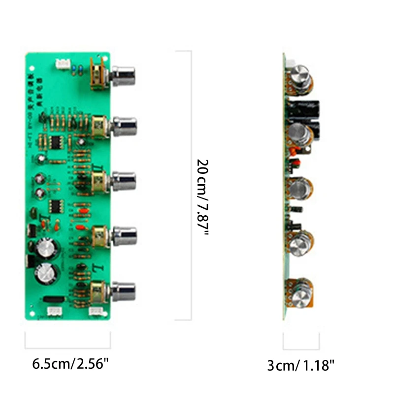 HiFi Preamplifier Pre Amplifier Bass Treble Balance Volume Tone Control Board Drop Shipping