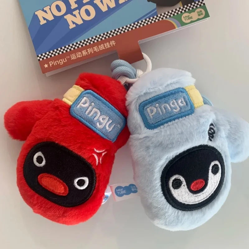 جديد Pingu ألعاب من نسيج مخملي Kawaii البطريق الرياضة نمط أفخم المفاتيح دمية محشوة دمية جميلة Pingu كيرينغ البطريق مفاجأة هدية لعبة