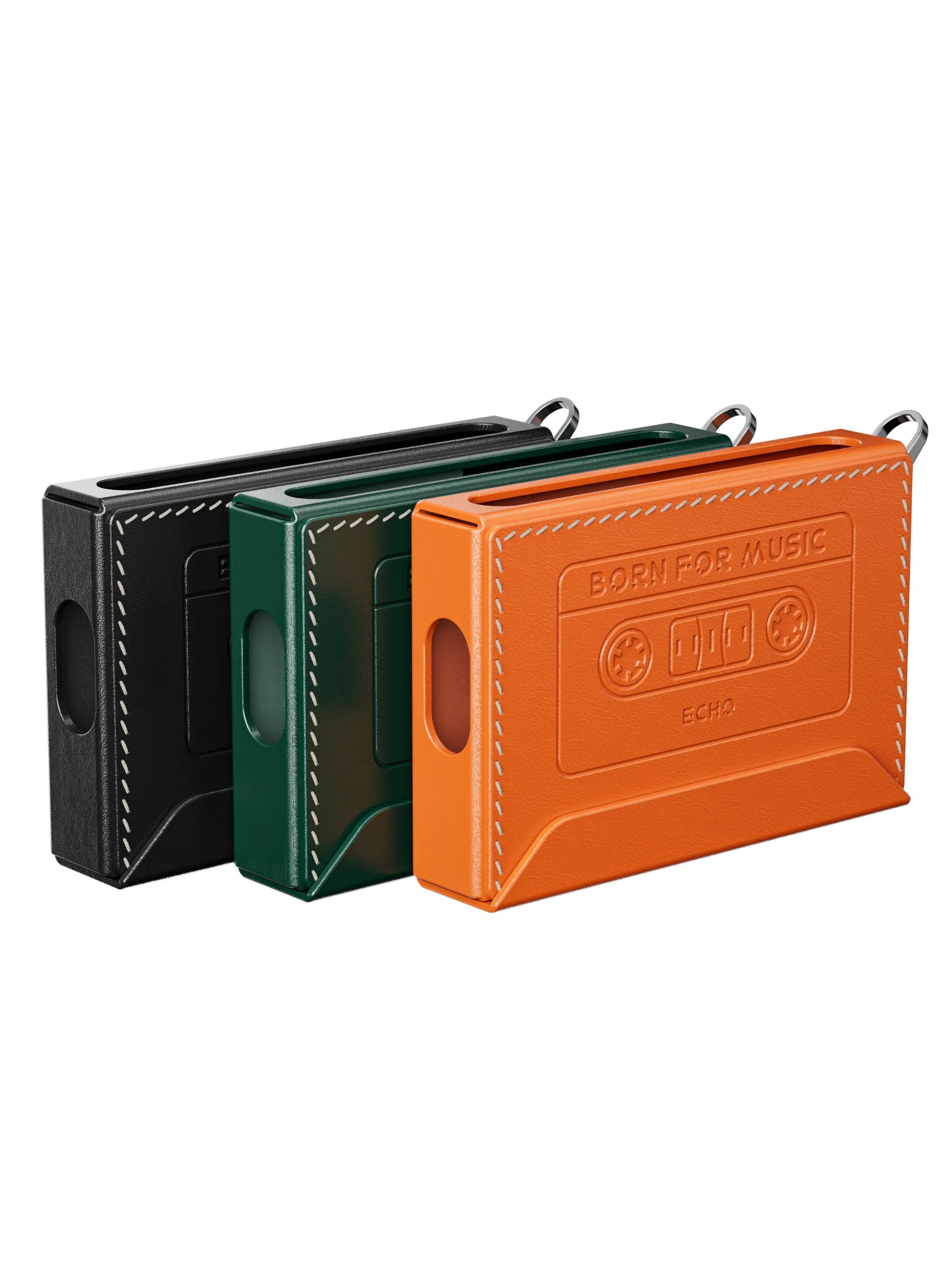Etui FIIO Snowsky NEST-ECHO czarne/pomarańczowe/zielone/przezroczyste białe, etui 1:1 z możliwością personalizacji dla przenośnego odtwarzacza muzycznego FIIO ECHO — zdjęcie produktu 7
