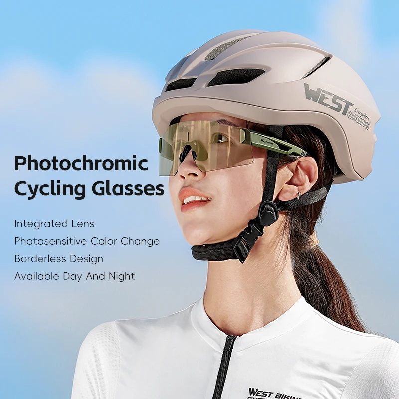 

WEST BIKING Sunglasses UV400 Cycling Eyewear Outdoor Sport Men Women TR90 Goggles Mtb Bike Bicycle Eyeglasses Sun Glasses