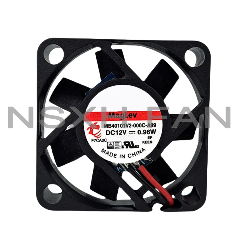 Ventilador de refrigeração DC, novo, 4010, 12V, 0,96 W