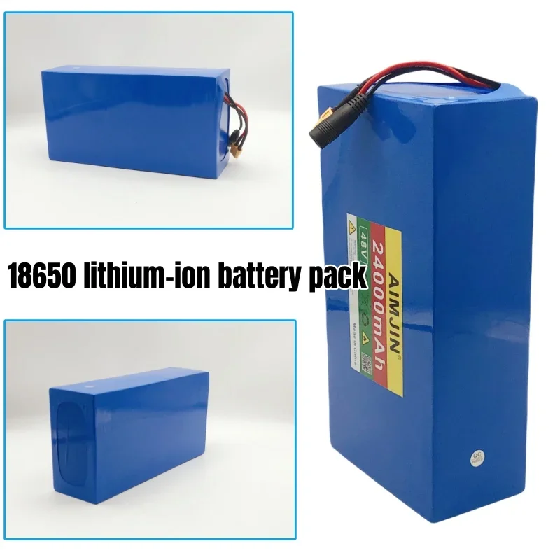 النقل الجوي 48 فولت 24Ah 2000 واط 13S6P 18650 بطارية أيون الليثيوم حزمة لبطارية سكوتر كهربائي 54.6 فولت مع BMS