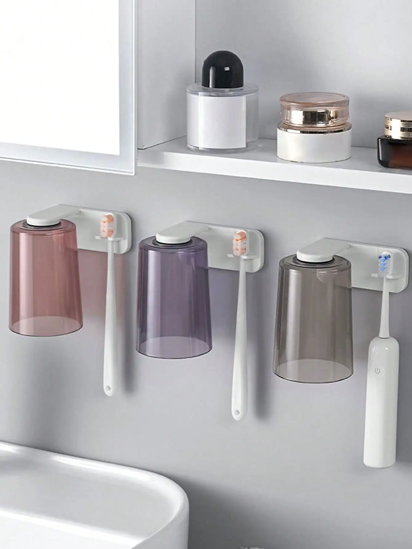 Magnetischer Überkopf Zahnbürstenhalter Für Das Badezimmer_voghion.com