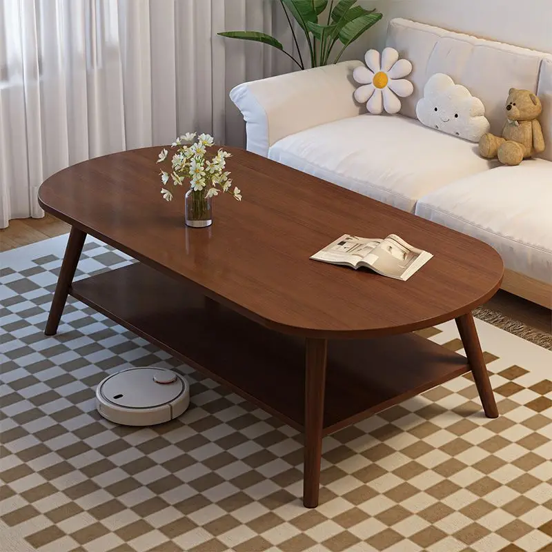 Coffee table small apartment household living room small table 2025 new rental house sofa tea table dining table sitting table