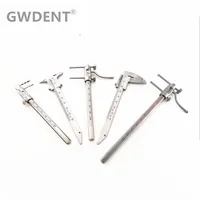 Calibrador deslizante de ortodoncia Dental, indicador de barbilla, medidor de medición de implante Dental, regla de calibre, herramienta de instrumento de odontología