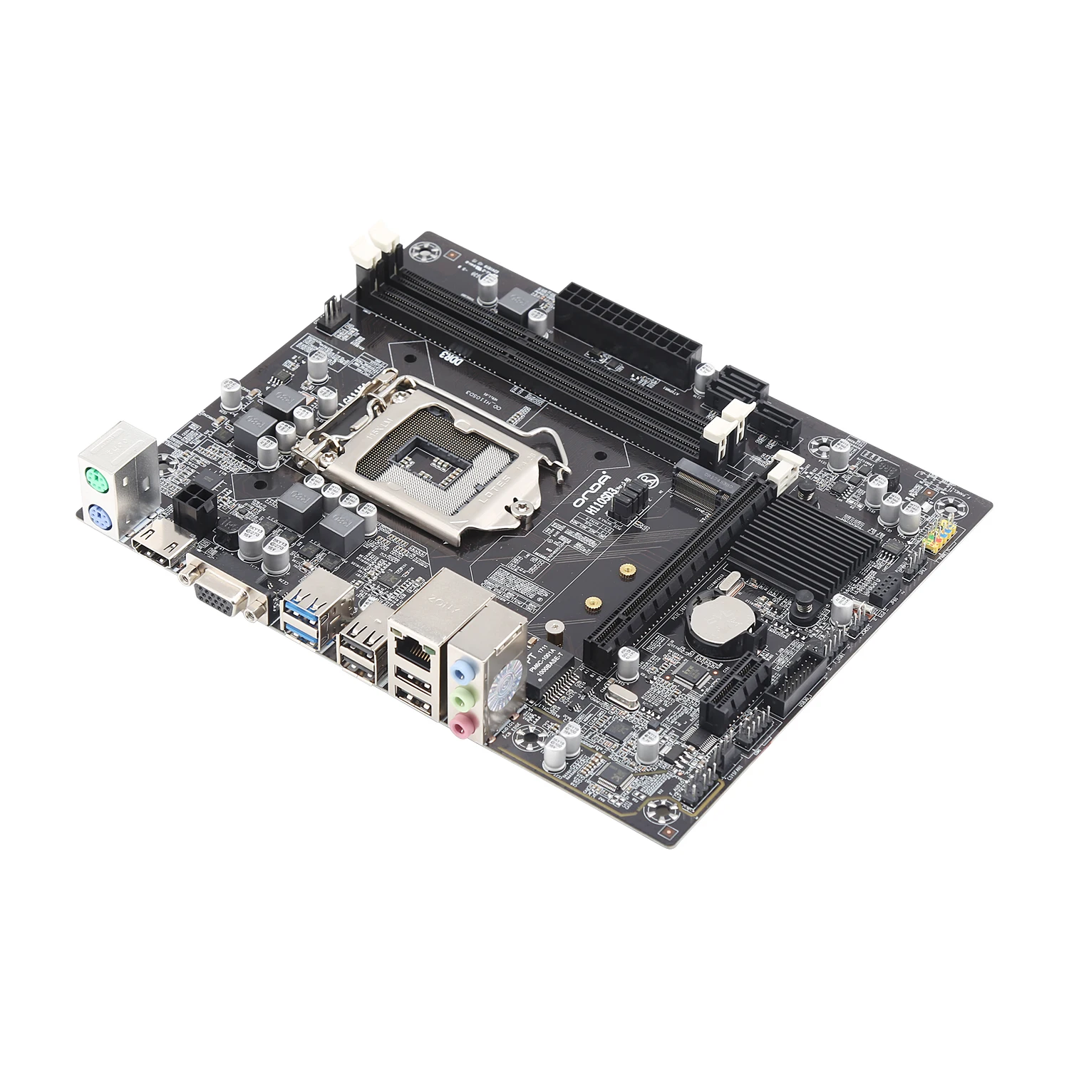 Placa base H110, LGA1151, ram DDR3, 2 puertos Lan
