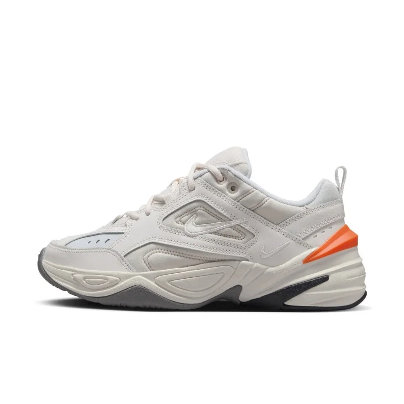 

Nike Outdoor Fitness Shoes That Elongate the Legs and Make the Feet Look Smaller, Thick-Soled Women's Dad Shoes, New M2K Tekno Lightweight Rebound Unique Design Daily Commuting Sports Running Shoes, Gray-Orange Trendy Versatile Casual Sports Shoes, Niche 