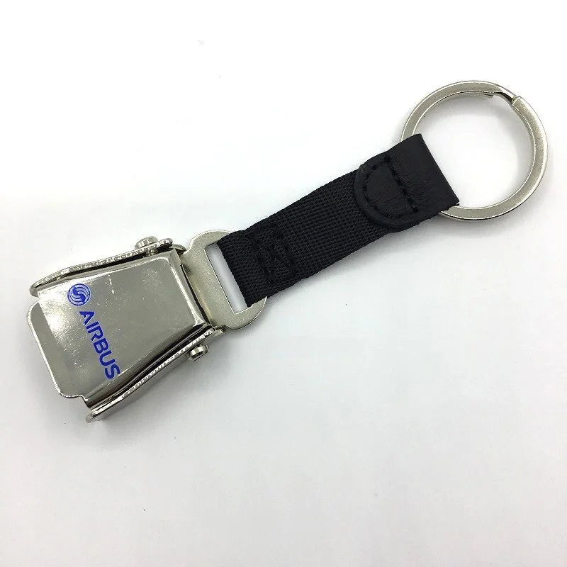 New Boeing Airbus Logo Metal Keychain Aviation  Buckle Style Key Ring Bag Hanging Ornament Chain Accessory