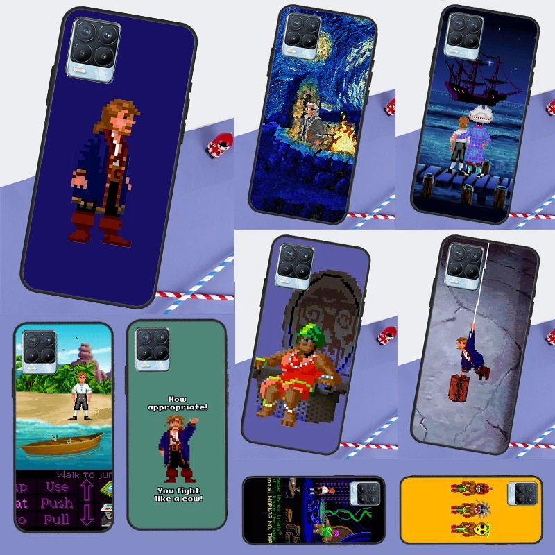 Monkey Island Print Case For Realme C55 C35 C33 C31 C30 C21Y C15 C11 8 9 10 11 Pro Plus Realme GT Neo 5 3 2T 3T