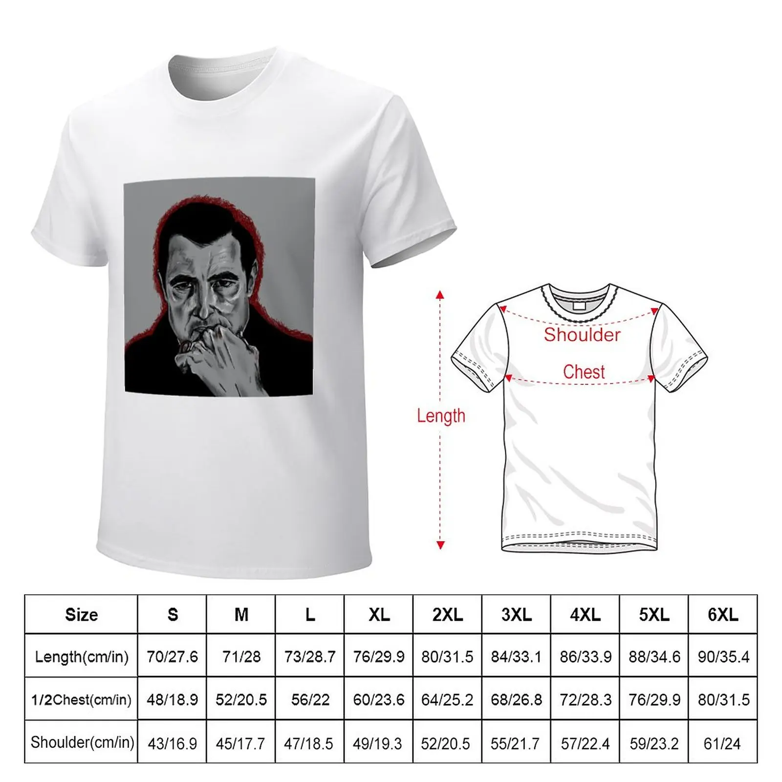 Dracula (Claes Bang) T-Shirt graphics Blouse t shirts for men cotton