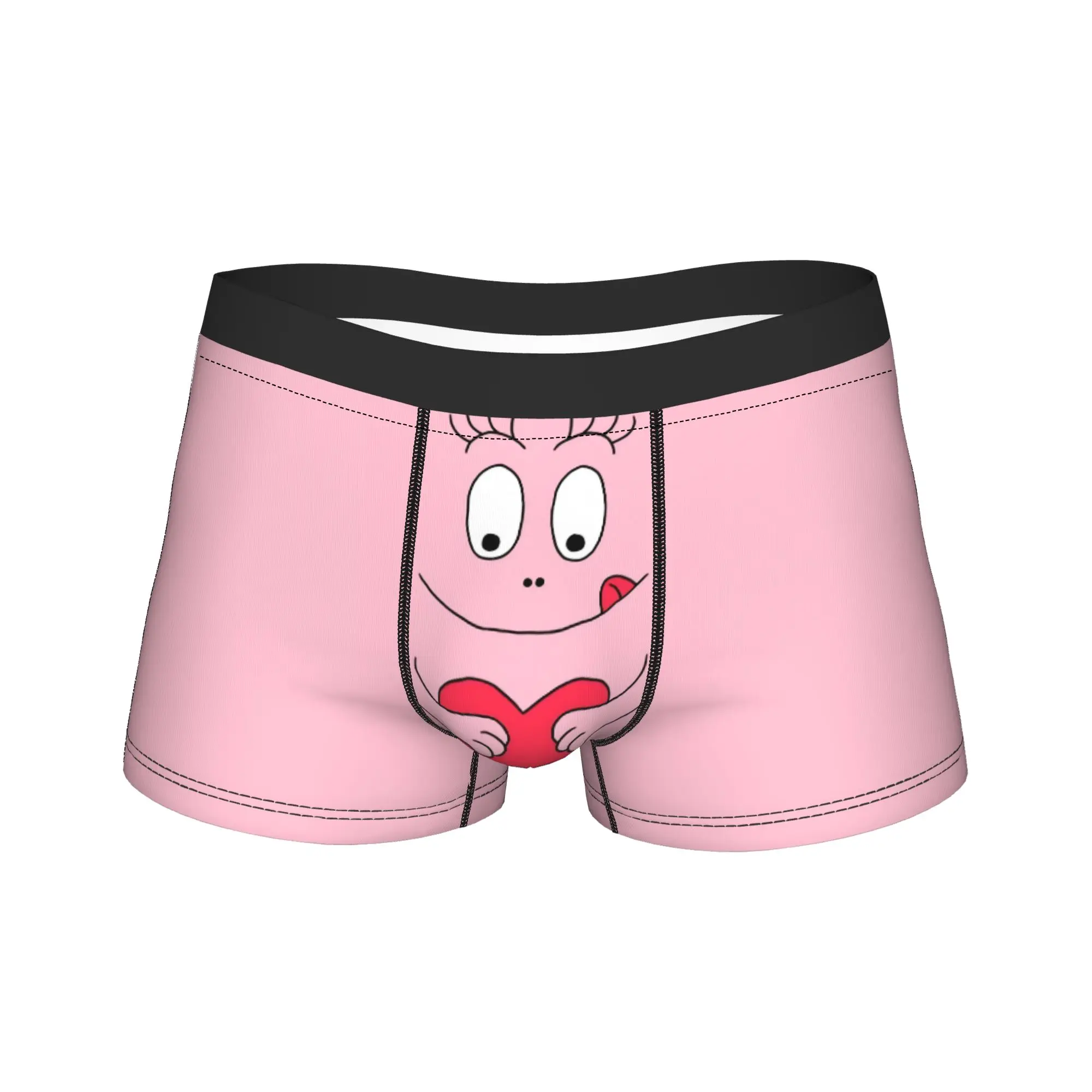Kawaii Barbapapa Cartoon Merch Boxers Briefs Novelty Underwear  Boxer Briefs Gag Gift For Man