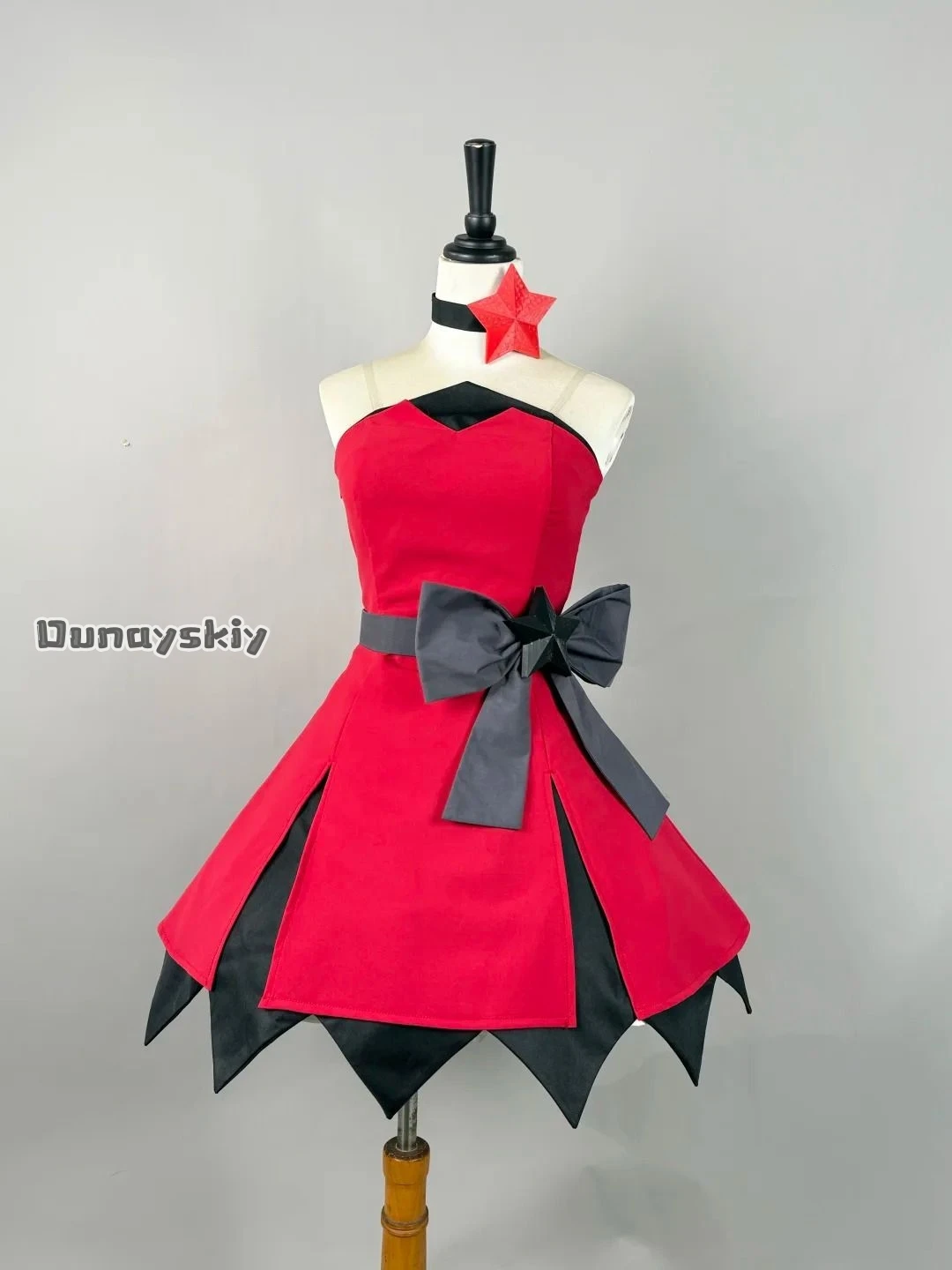 Anime Aotu World Infancy Kalie Cosplay Costume Red Strapless Princess Lolita Dress Woman Halloween Carnival Theme Party Dress Up view 2