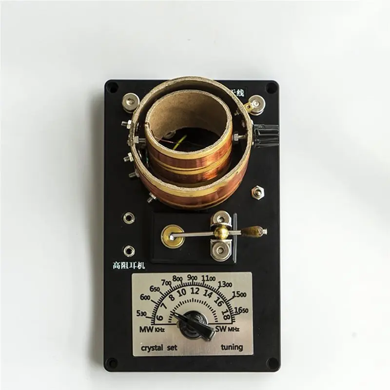 [NEW!CCDD】 Radio DIY Miner Kit Hands-On STEM Soldering Project Electronics Learning Toy Crystal Radio