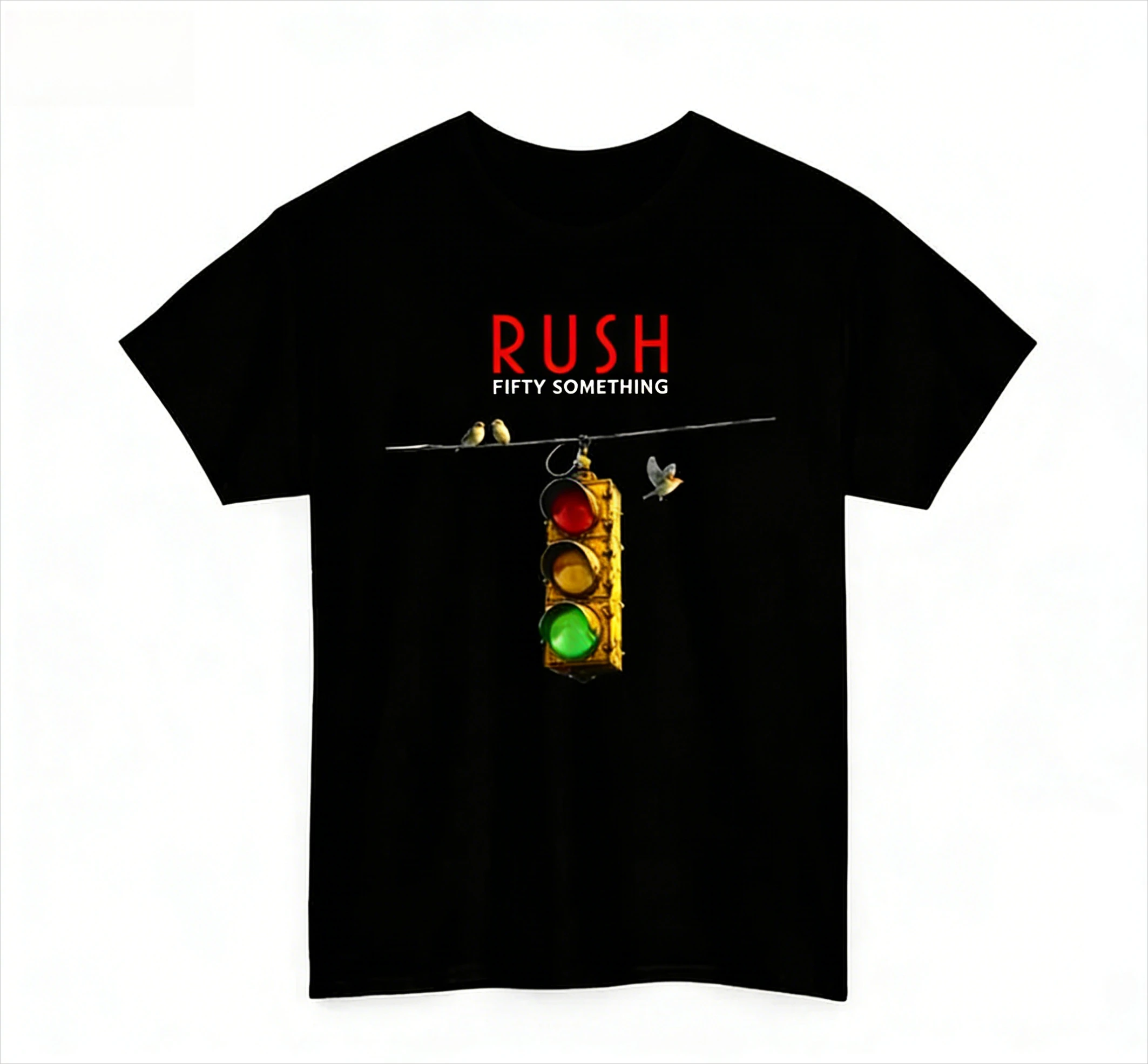 Camiseta de Concierto Black Tour Modelo New Rush 2026 para Personas de 50 Años, Camiseta de Verano de Algodón de Manga Corta para Hombre y Mujer