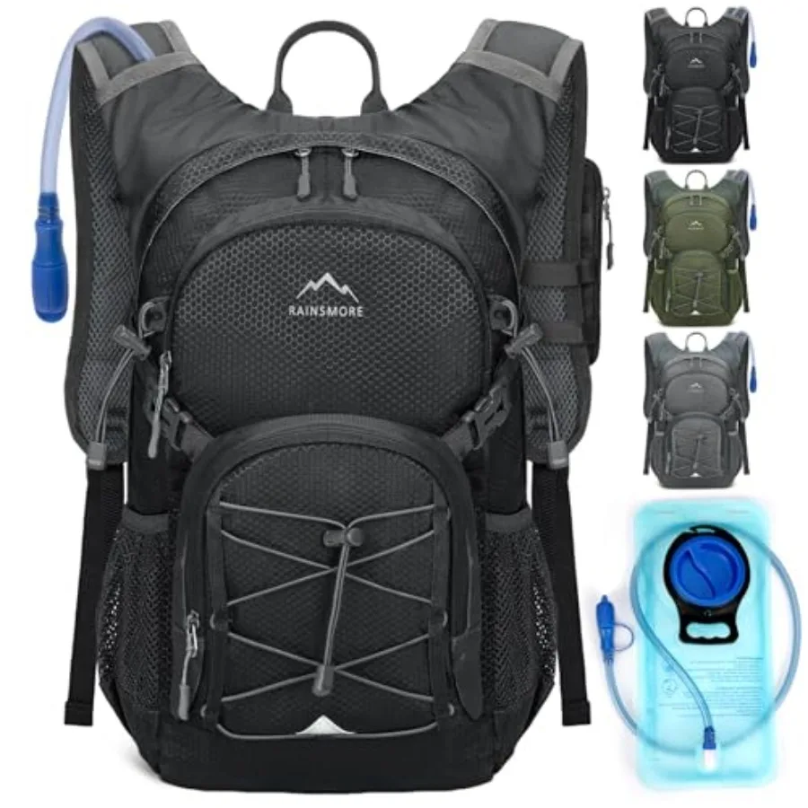 

Hydration Backpack with Water Bladder 18L Lightweight Hiking Backpack for WomenandMen Small Insulated Hydration Water Pack for