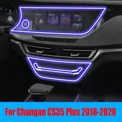 Car GPS Navigation Protective Film For Changan CS35 Plus 2018-2020 LCD screen TPU protective film Auto interior accessories