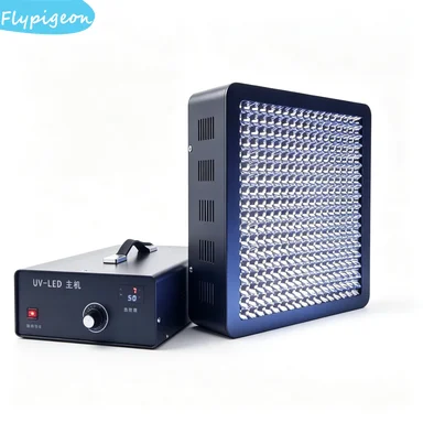 High Intensity Large Area Air Cooled UV Lamp LED Ultraviolet Solidifying Light for Ink UV Glue Traceless Hook Making