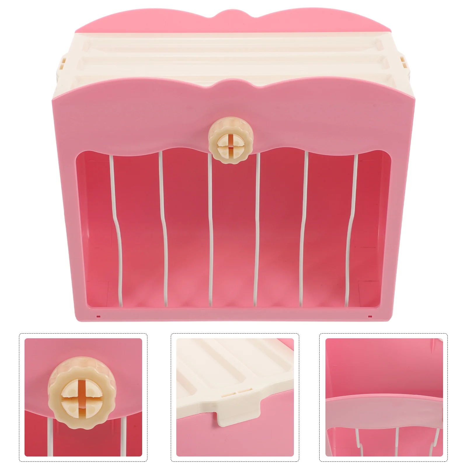 

Grass Feeder For Rabbit Guinea Pig Hay Holder Pet Cage Feeding Rack Durable Plastic Hanging Dispenser Small Pet Supply Feeder