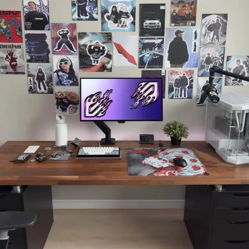 

WALLHACK4.0 Glass Mouse Pad Gaming FPS Tempered Glass Copy Edition Mouse Pad Smooth Professional Customized Gifts Mouse Pad