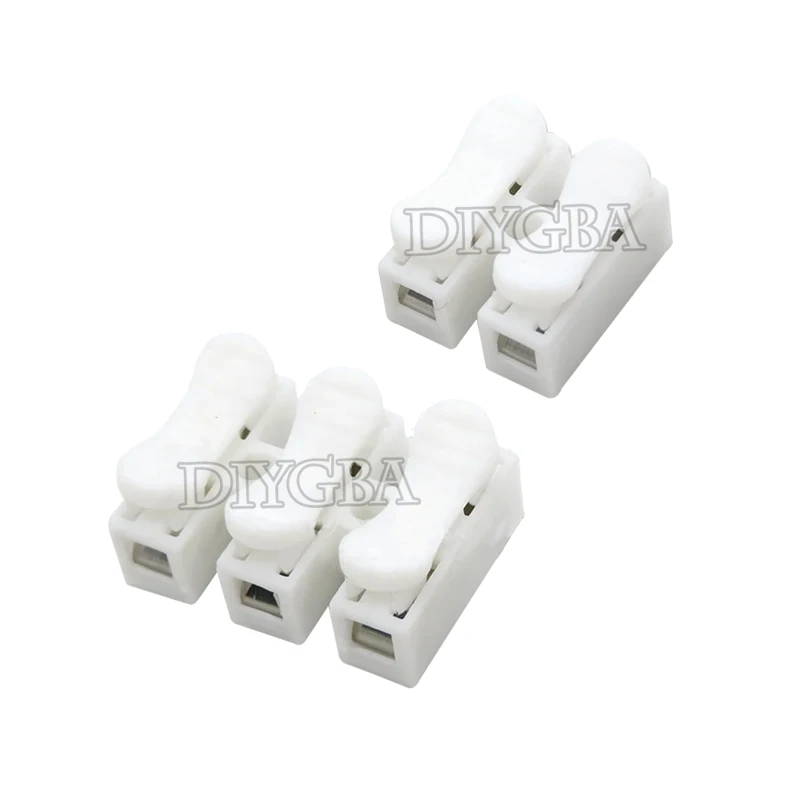 10PCS/LOT CH3 CH2 Electrical Cable Connectors Quick Splice Lock Wire Terminals Set press type terminal block wire connector