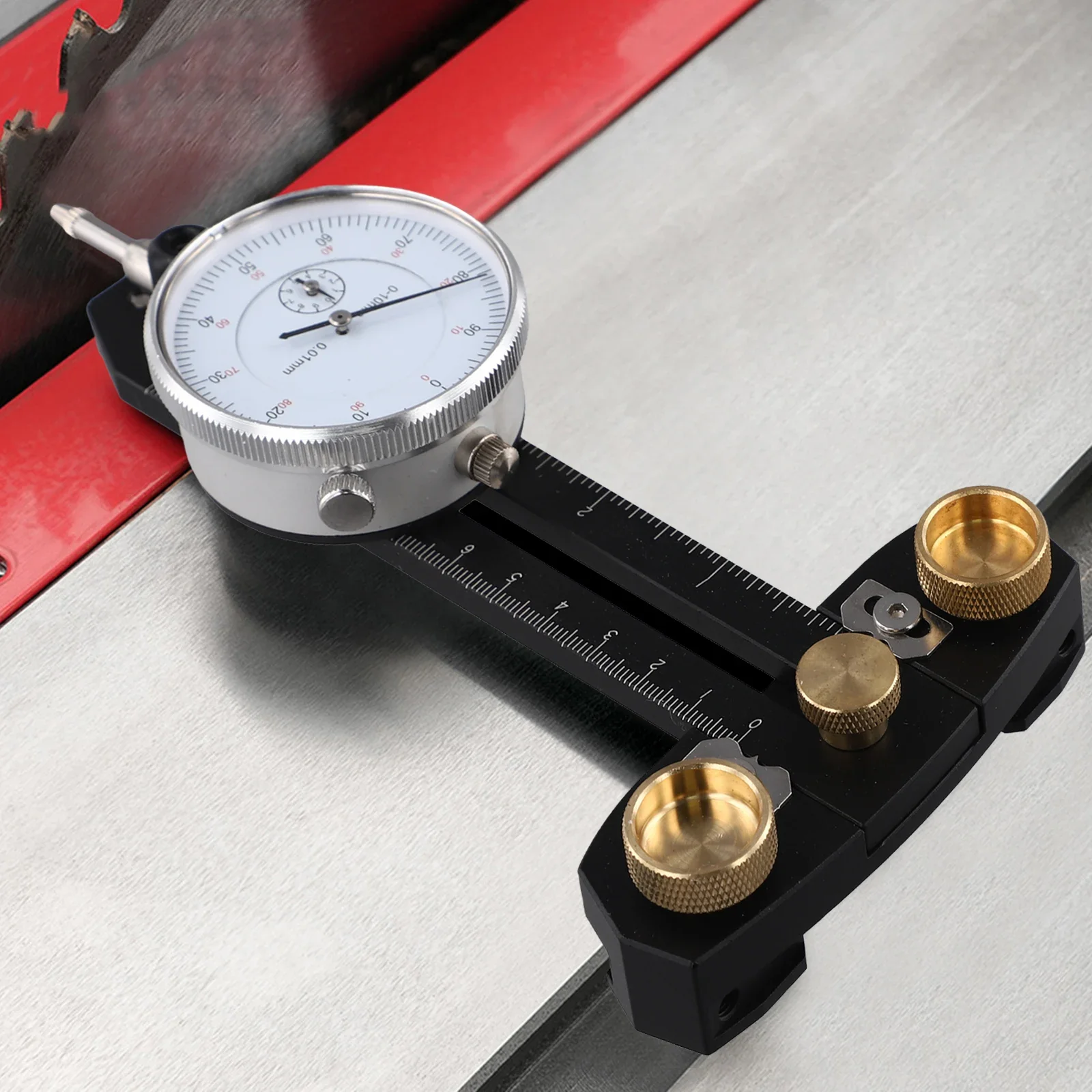 

Aligning And Calibrating Aligning Calibrating Drill Presses Aligning Calibrating Drill Presses Table Saw Dial Indicator Gauge