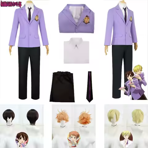 Anime Sakurao High School Uniform Fujioka Harufei Male Public Relation Department School Suit Wig Two Yuan Anime Clothing Adult