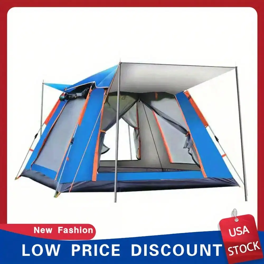 

3 Person Automatic Camping Tent Hiking Instant Canopy Pop Up Tents Outdoor