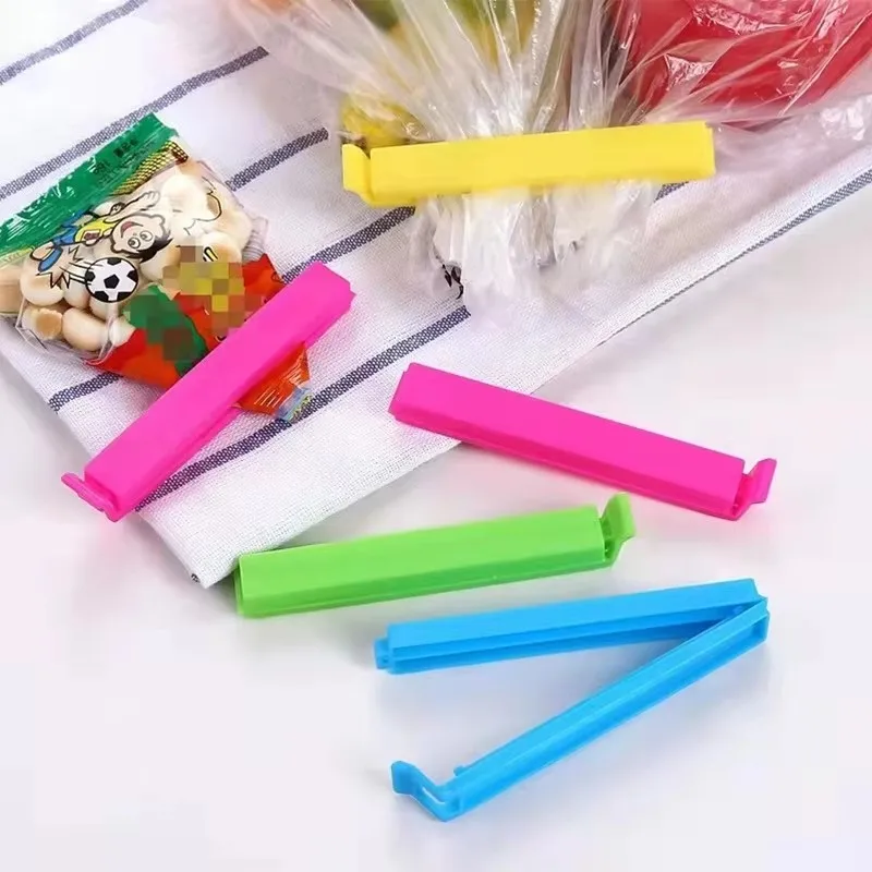 10/30Pcs Kitchen Storage Food Snack Seal Sealing Bag Clips Sealer Clamp Plastic Tool Kitchen Accessories Portable Bulk
