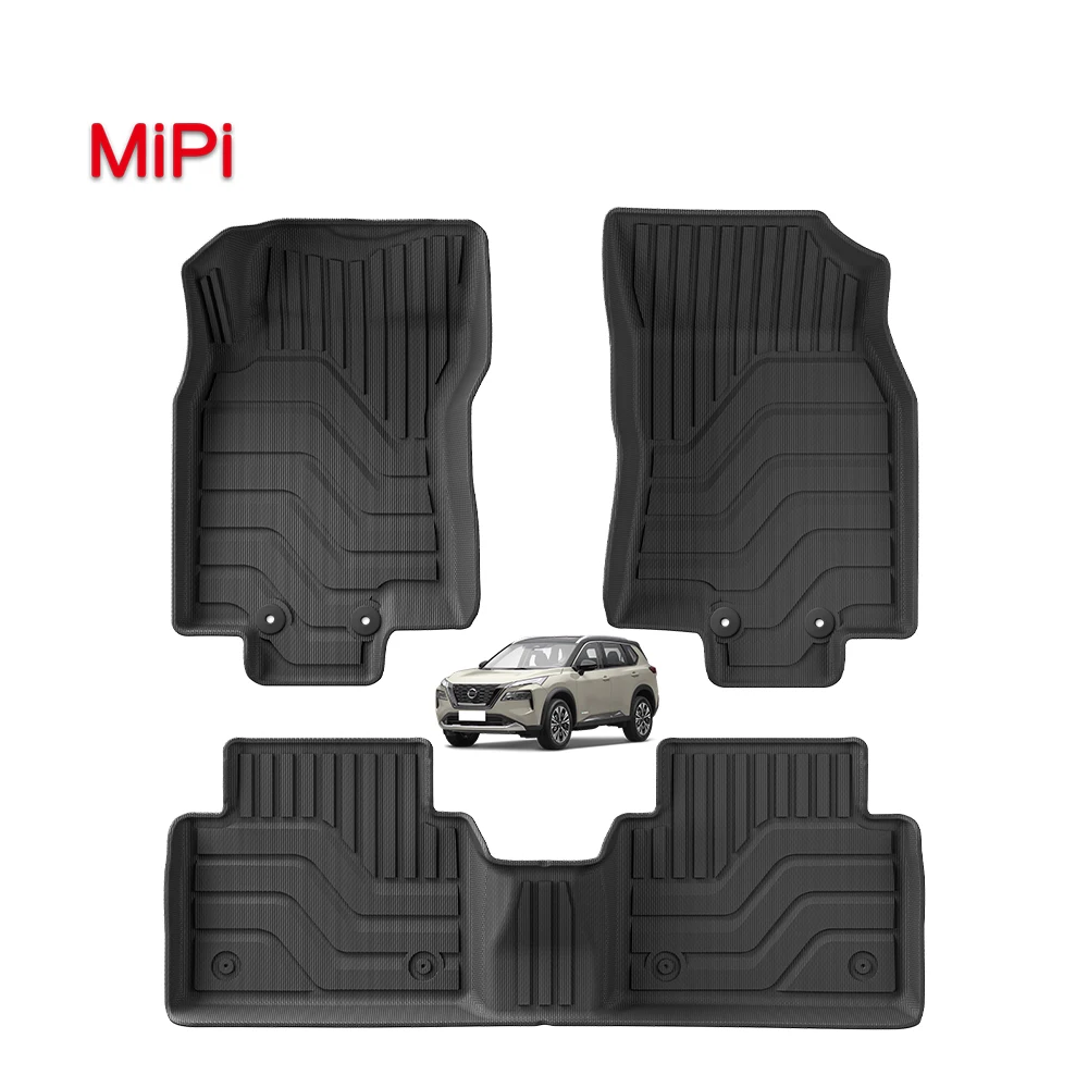 Wholesale Custom Car Floor Mat for Nissan Rogue 2022-2023 TPE 3D Car Mats Waterproof Non-slip Carpet Car Foot Mat