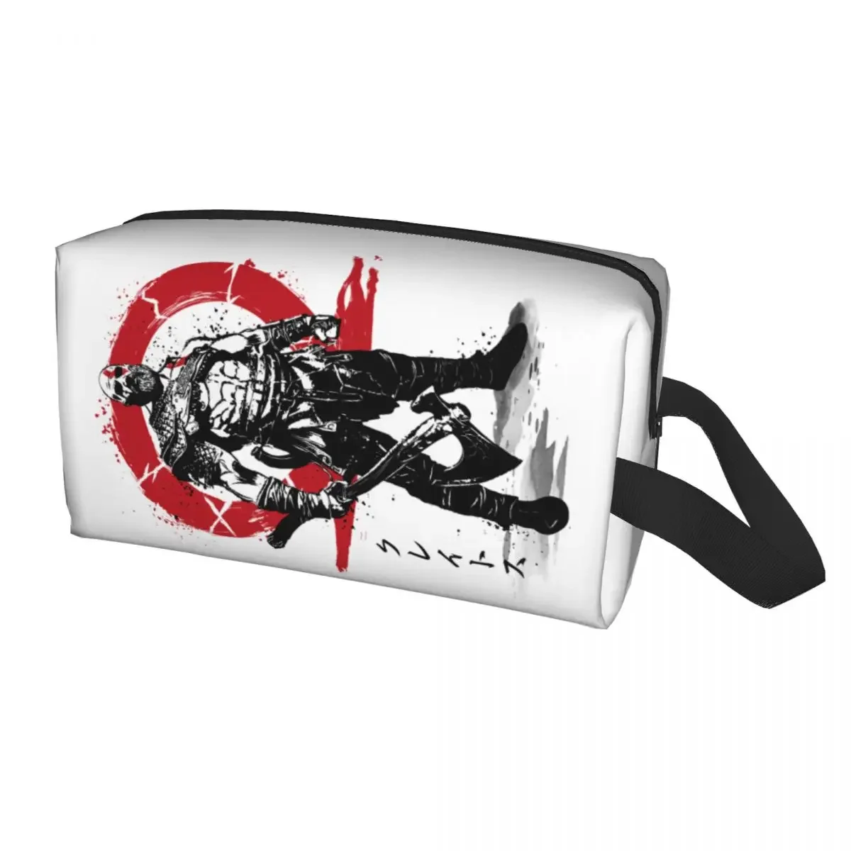 

Travel God Of War Toiletry Bag Fashion Viking Kratos Cosmetic Makeup Organizer for Women Beauty Storage Dopp Kit Case