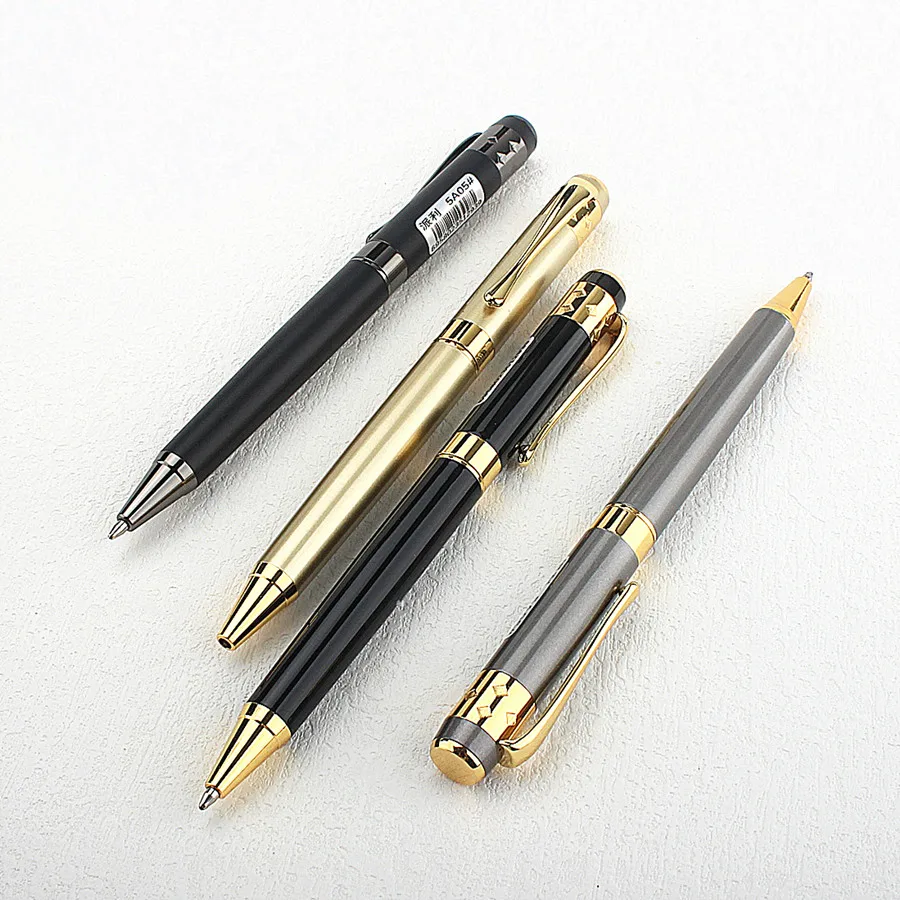 Rotating Metal Business Pen Heavy Weight Smooth Ink Office Use