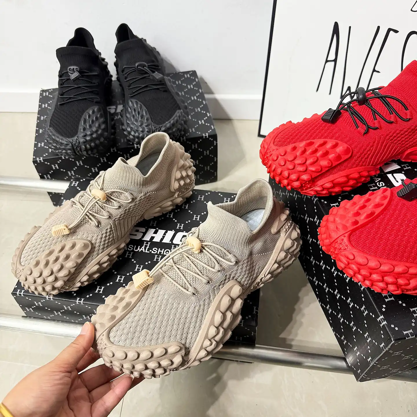 

Мужская повседневная уличная обувь: дышащие кроссовки Fly Knit с цельным дизайном, весна-лето, модные, с волнообразным дизайном, для отдыха