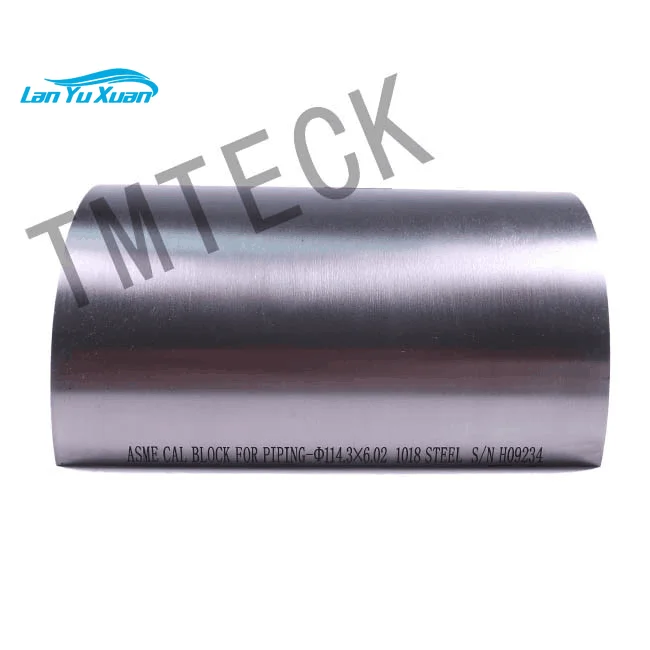 Calibration Block 1018 steel test block  ASME V T434.3-1 piping block SCH60 SCH120 SCH160 SCHXS