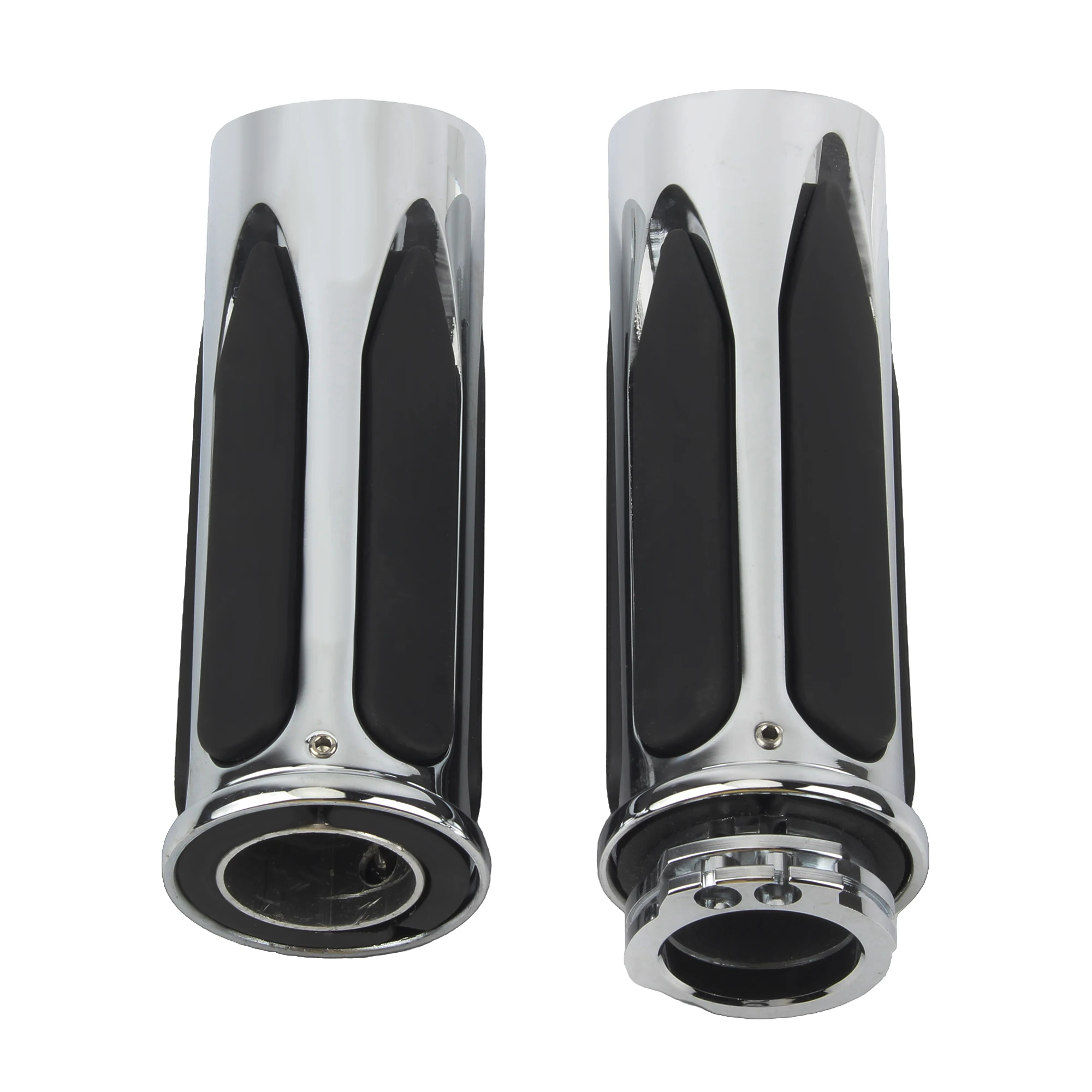 Motorcycle Grips 7/8\'\' Air Cushioned Hand Throttle for Harley Sportster Dyna 883 1200 Honda Accessories Universal Cafe Racer