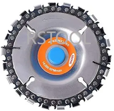 Woodworking saw Multi-function Woodworking Chain Plate 4 inch Grinder Disc Wood Carving Disc