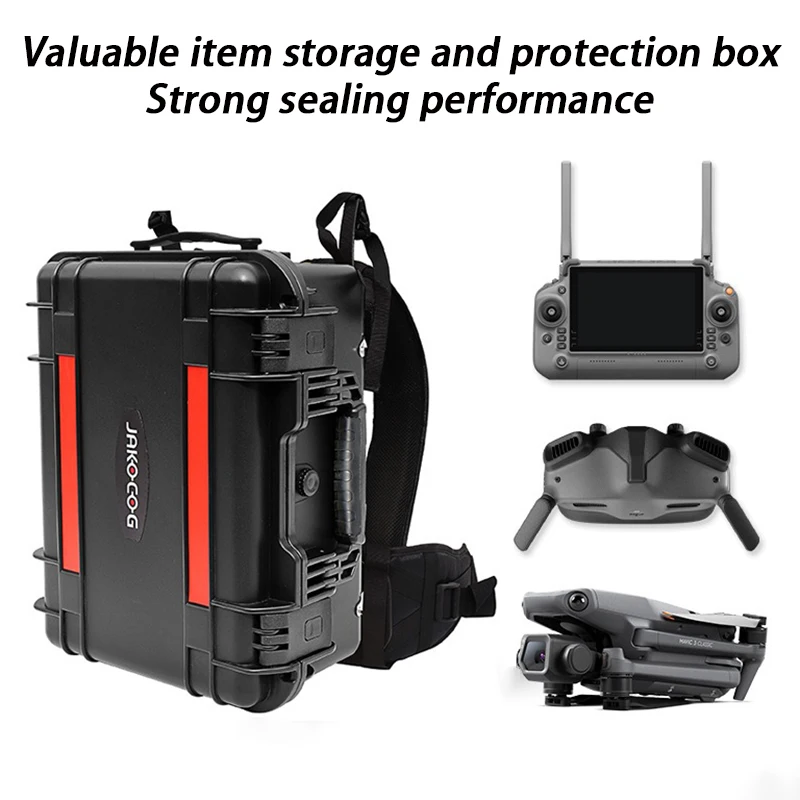 Outdoor Large Tool Case Backpack Empty Waterproof Tool Case Camera Protection Suitcase Tools Organizer Storage Toolbox Packaging