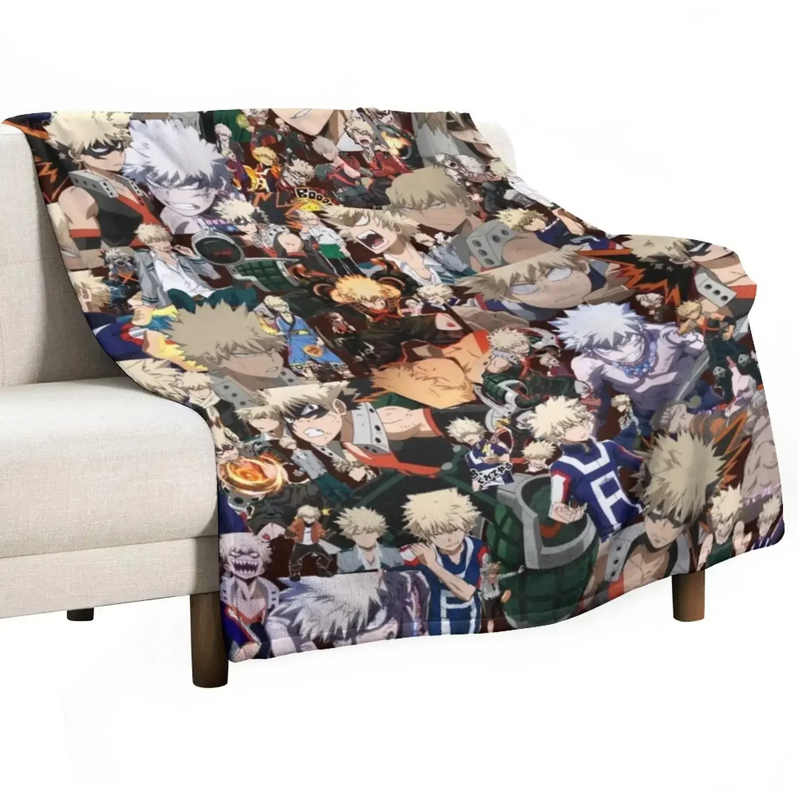 do you truly love bakugou katsuki Throw Blanket Furrys Furry Blankets