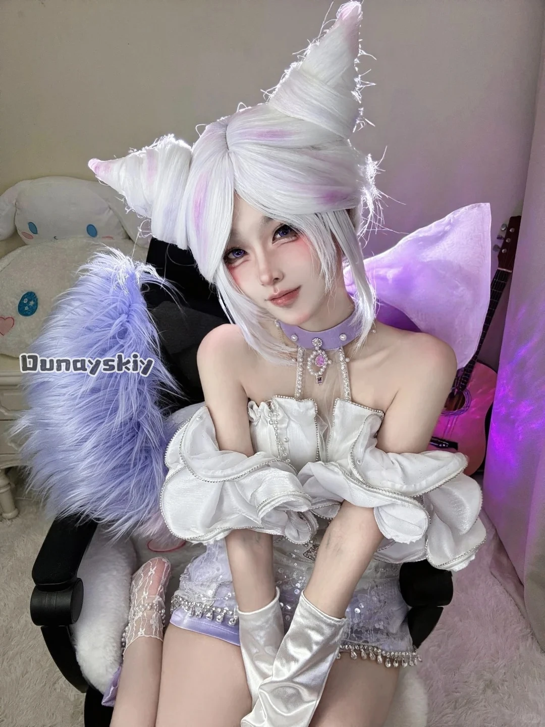 Costume de cosplay Tessa du jeu Naraka: Bladepoint, uniforme féminin en tissu doux pailleté, vêtements romantiques, déguisement d'anime pour Halloween