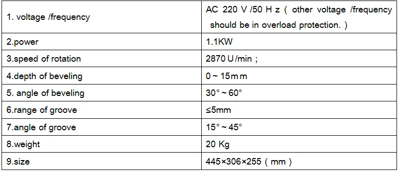 PQX-15 Pipe&Plate Metal Beveling Machine