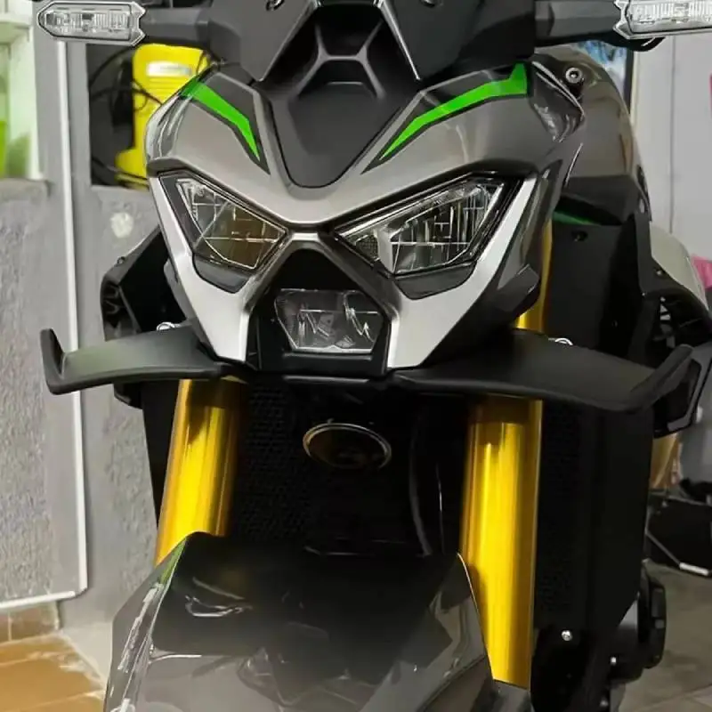 가와사키 Z900 Z900SE 2025+ 에어로다이나믹 페어링 윙렛 다운포스 스포일러 키트 프론트 립 스포일러 윈드 윙 커버 썸네일 3