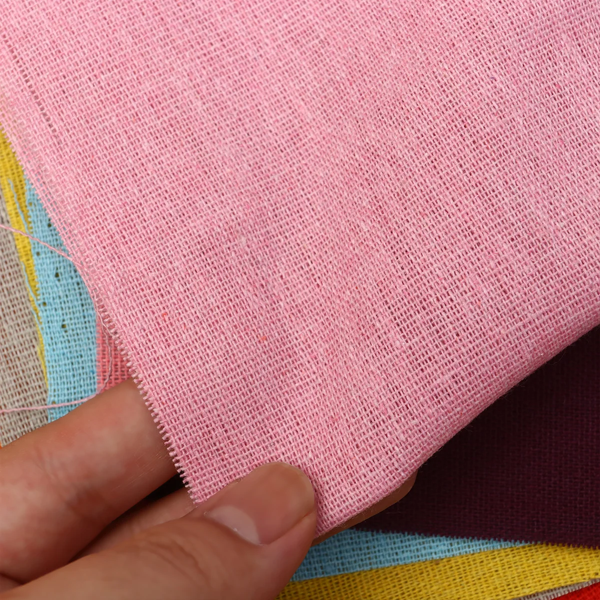 

14Pcs Soft Skin Friendly Cotton Fabric Solid Color Patchwork Printed DIY Materials for Sewing Quilting Scrapbooking Handmade