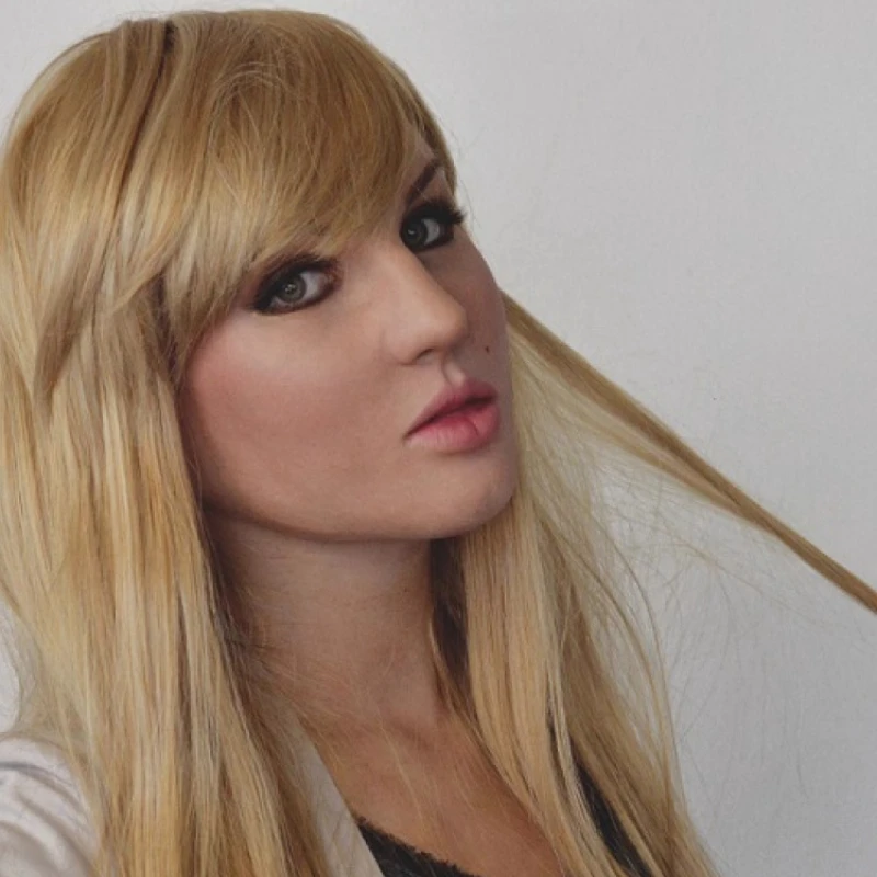 

High-end simulation silicone headgear, male to female, soft, skin-friendly, Taylor