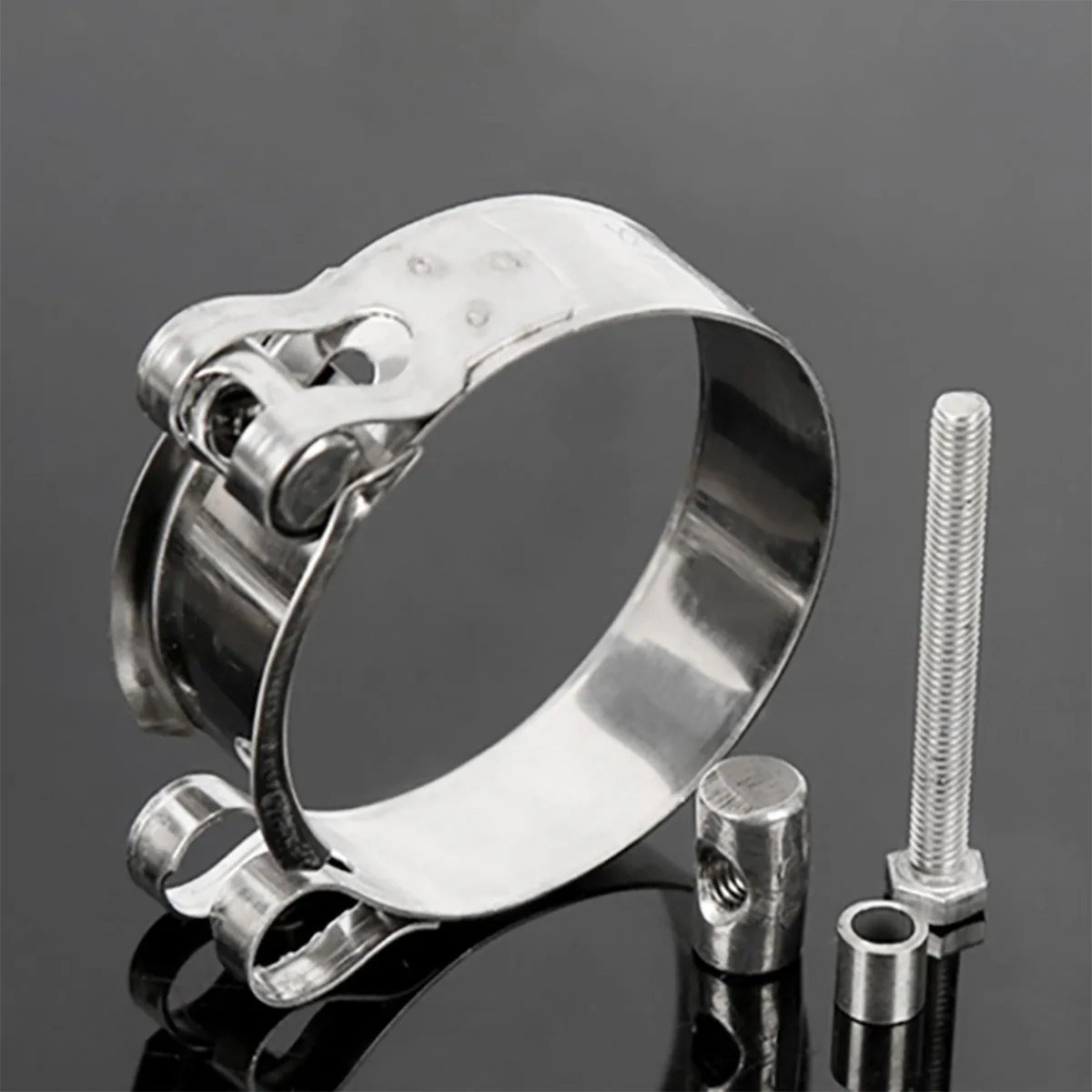 304 Stainless Steel Thickened  Strong Fixed Pipe Clamp