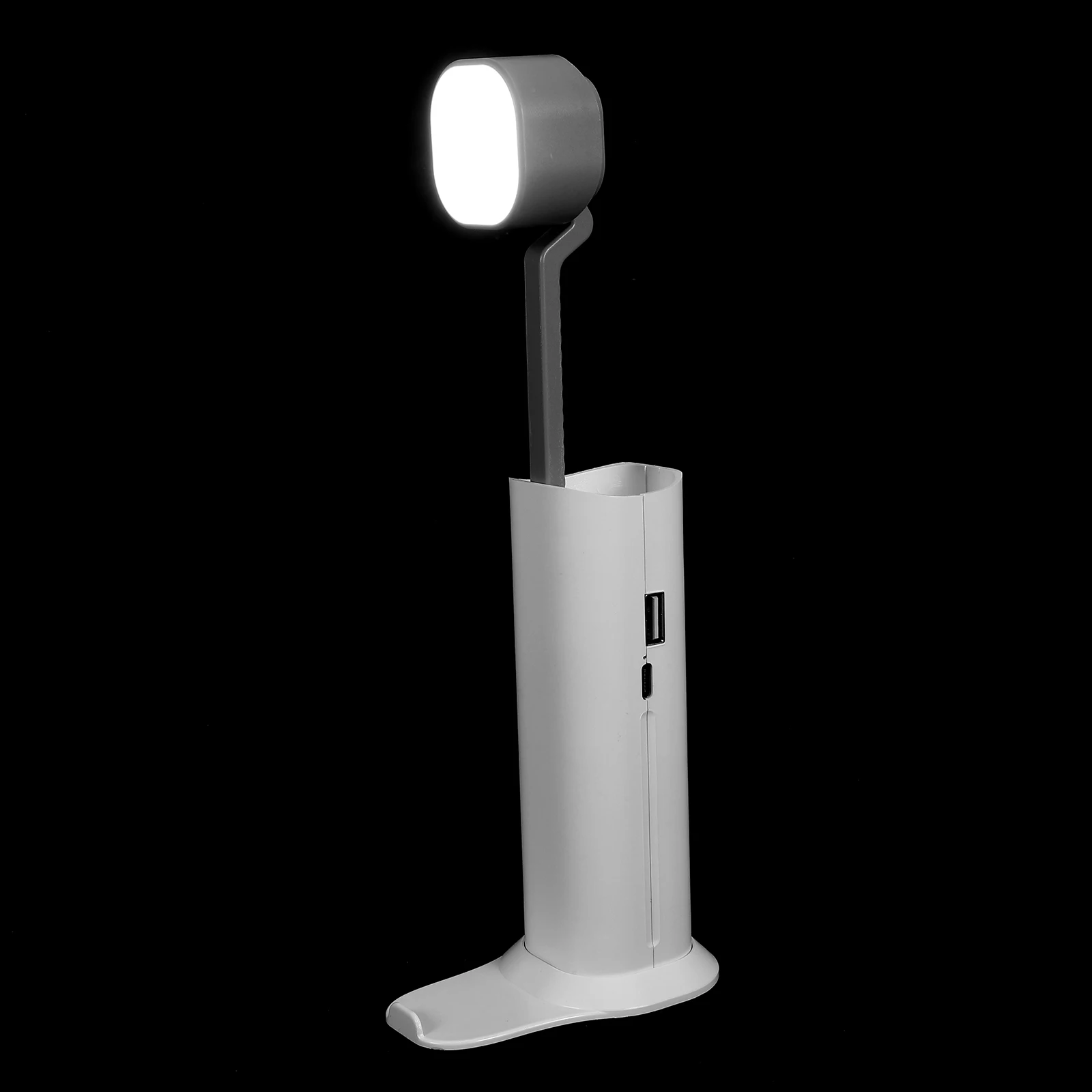 

Charging Eye Protection Desk Lamp 1200mAh White LED Reading Light Cordless USB Table Lamp for Study Office Bedroom Gaming