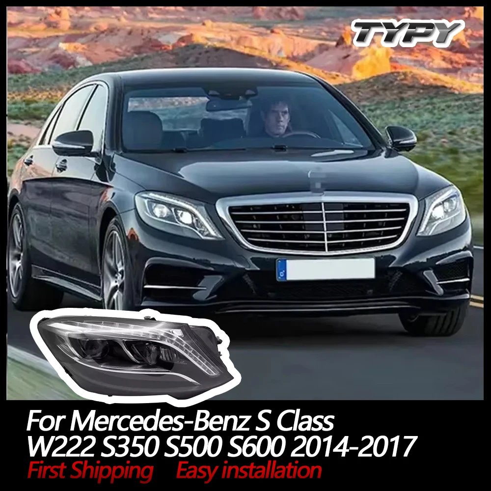 

Car Front Lamp Modified LED Headlights Suitable For Mercedes-Benz S Class W222 S350 S500 S600 2014-2017